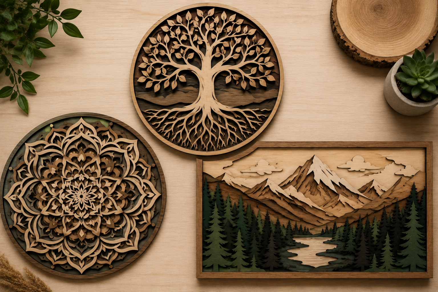 Layered SVG Designs